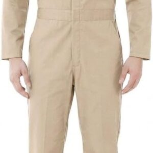 Coverall for Men Long Sleeve, Mechanic Jumpsuit Work Coverall Zip-front
